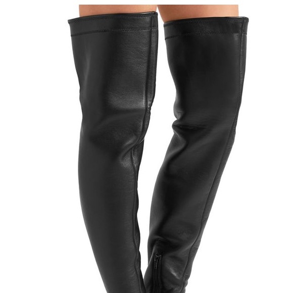 Michael Kors Chase leather over-the-knee boots - Picture 2 of 5